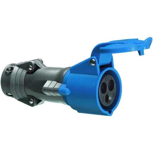 PRISE MOBILE HYPRA IP44 16A - 200V~ A 250V~ - 2P+T - PLASTIQ