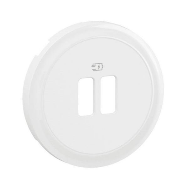 ENJOLIVEUR PRISE USB SIMPLE / DOUBLE CELIANE - TITANIUM