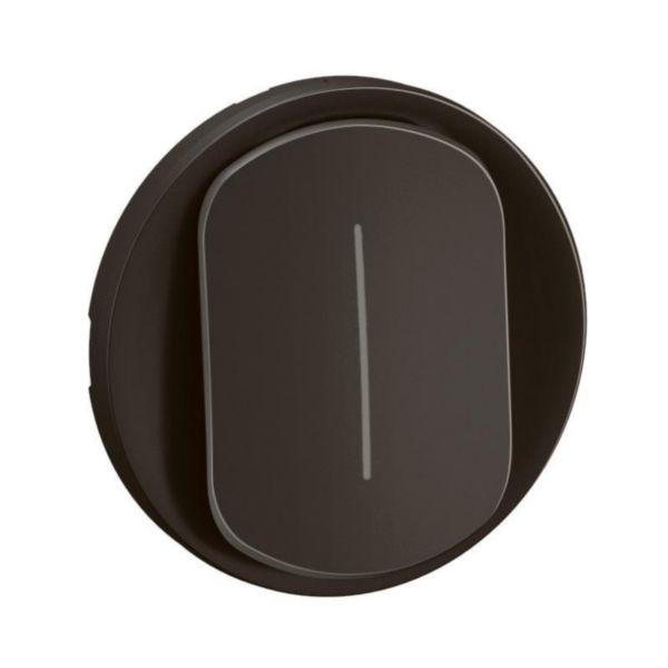 ENJOLIVEUR INTERRUPTEUR VA-ET-VIENT TEMOIN CELIANE - NOIR