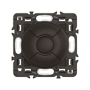 INTERRUPTEUR DE VOLETS ROULANTS CELIANE COMMANDE DIRECTE - PREMONTE NOIR