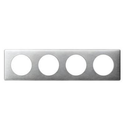 PLAQUE ANODISE 4P ALUMINIUM