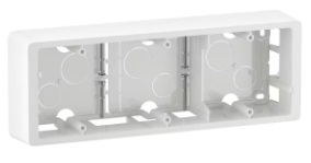 CADRE SAILLIE CELIANE 3 POSTES - LIVRE AVEC VIS - BLANC