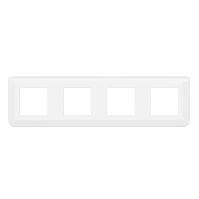 PLAQUE BLANCHE 4X2 MODULES HORIZONTAL