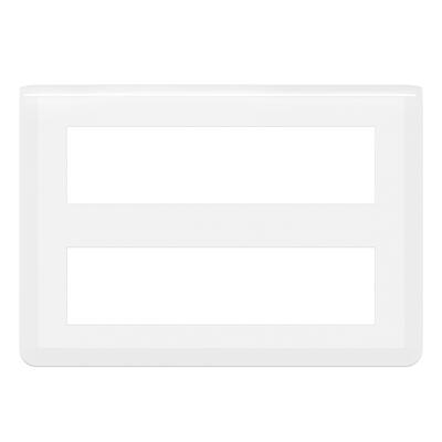 PLAQUE 2X8 MODULES HORIZONTALE AVEC PORTE