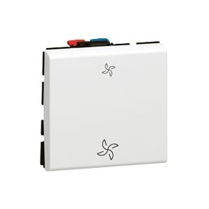 VA-ET-VIENT PROG MOSAÏC - POUR CDE DIRECTE DE VMC - 2 MOD - 10 AX - BLANC