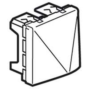 SORTIE DE CÂBLES PROG MOSAÏC - AVEC SERRE-CÂBLES - 20 A - 2 MOD - BLANC