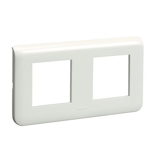 PLAQUE PROGRAMME MOSAÏC - HORIZONTAL – BLANC ENTRAXE 71MM