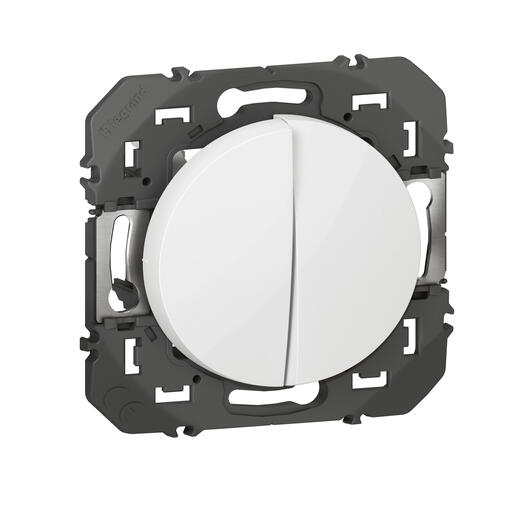 DOOXIE DOUBLE INTERRUPTEUR OU VA ET VIENT BLANC