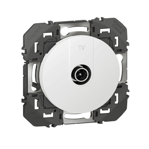 DOOXIE PRISE TV SIMPLE BLANC