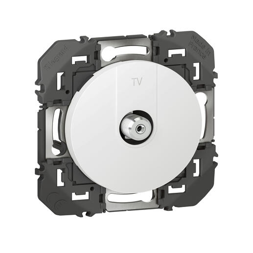 PRISE TV TYPEF A VISSER DOOXIE FINITION BLANC