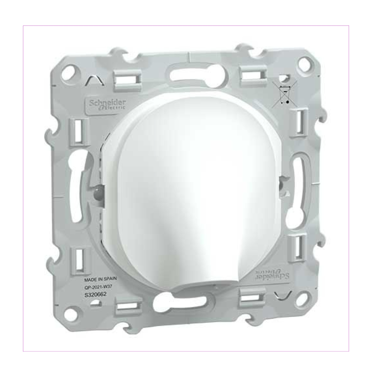 OVALIS - SORTIE DE CABLE - 16A - Ø6..12MM - BLANC