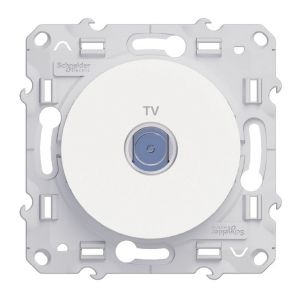 PRISE TV BLANC VIS ODACE