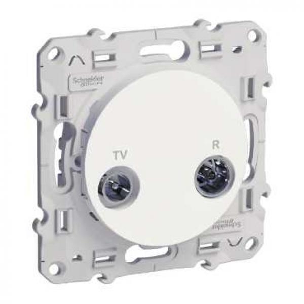 PRISE TV-FM PASSAGE VIS BLANC ODACE