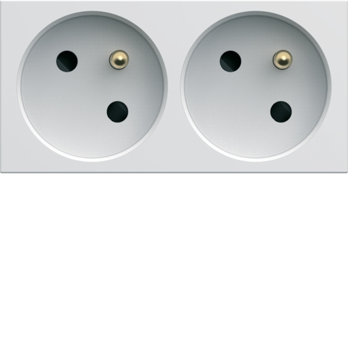PRISE DE COURANT DOUBLE SPECIALE GOULOTTE GALLERY 2P+T 16A PURE