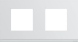 PLAQUE GALLERY PLASTIQUE INJECTE 2 POSTES HORIZONTALE 71MM PURE