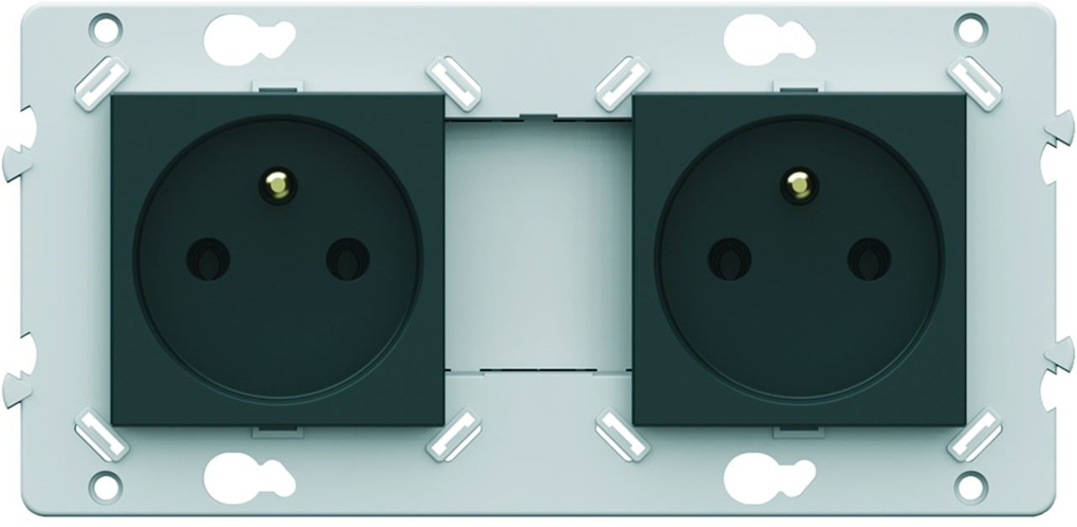 PRISE DOUBLE 2P+T ANTHRACITE