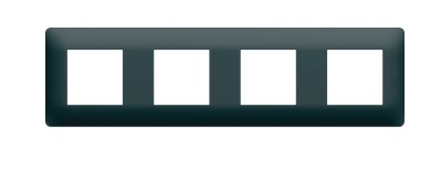 PLAQUE 4 POSTES ESSENSYA ANTHRACITE