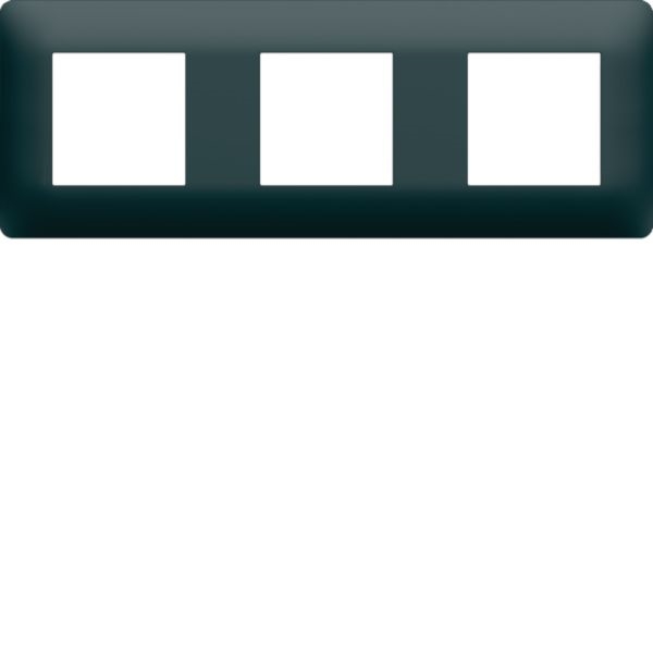 PLAQUE 3 POSTES ESSENSYA ANTHRACITE