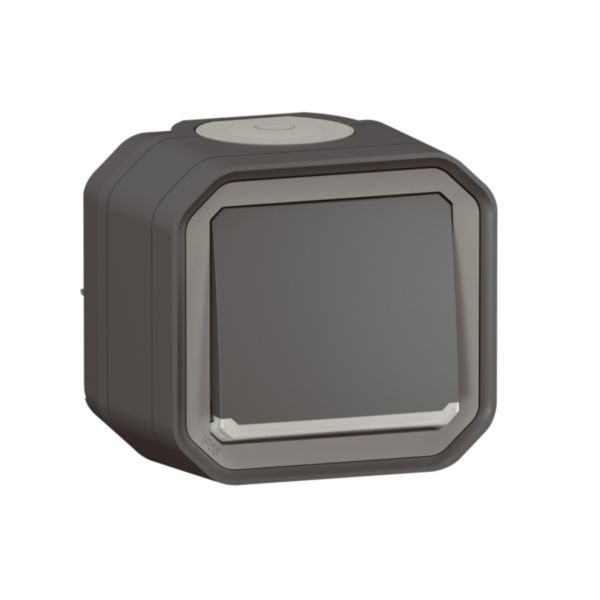 POUSSOIR NO LUMINEUX PLEXO COMPLET SAILLIE ANTHRACITE