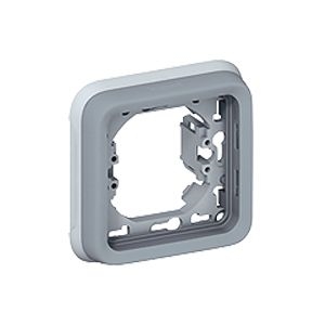 SUPPORT PLAQUE - POUR ENCASTRÉ PROG PLEXO COMPOSABLE GRIS