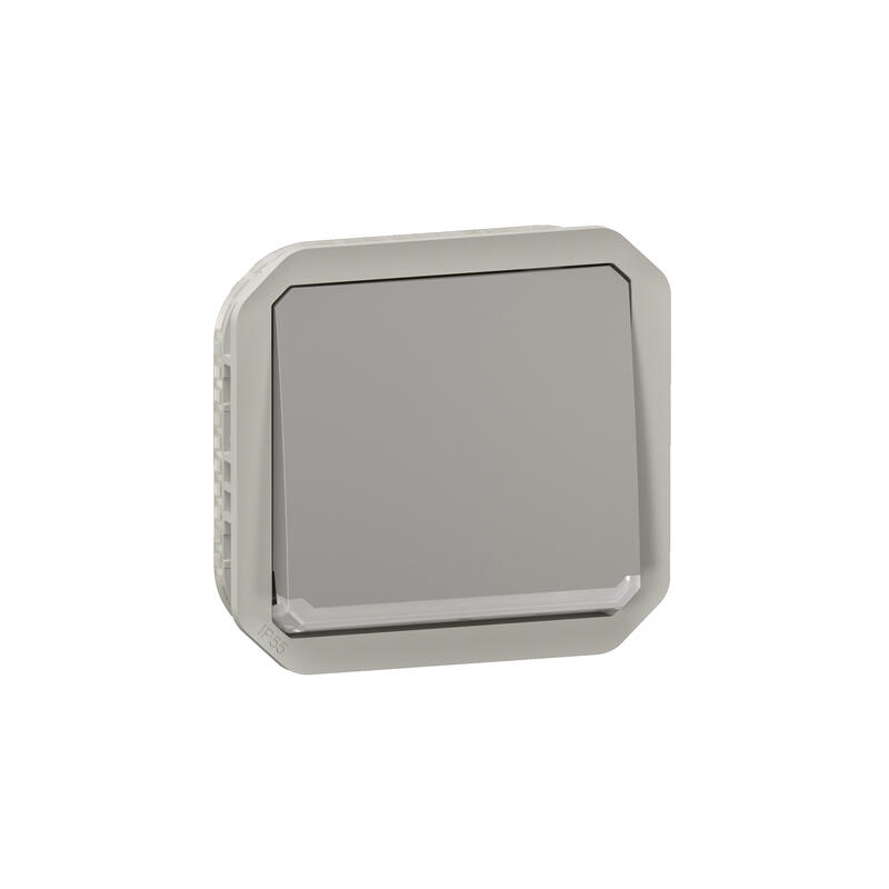 POUSSOIR NO TEMOIN PLEXO COMPOSABLE GRIS