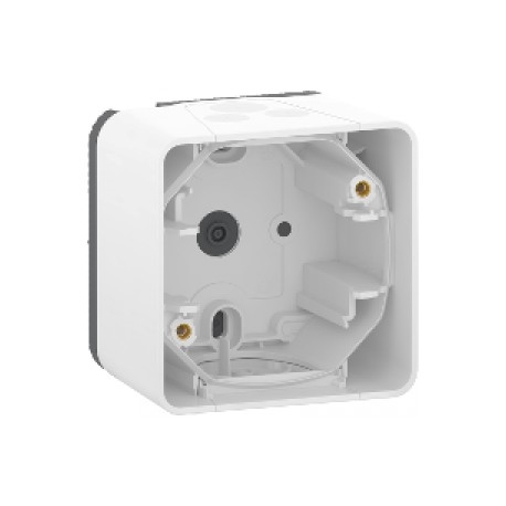 BOITE 1POSTE ETANCHE BLANC SAILLIE MUREVA STYL