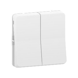 DOUBLE VA ET VIENT ETANCHE BLANC COMPOSABLE MUREVA STYL