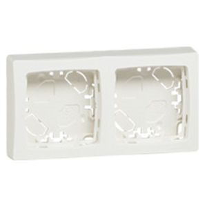 86092 CADRE SAILLIE 2 POSTES BLANC OTEO