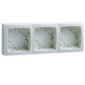 86093 CADRE SAILLIE 3 POSTES BLANC OTEO