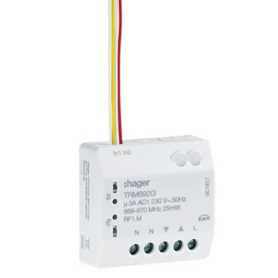 MODULE 1 SORTIE 3A VOLET + 2 ENTREES KNX RADIO