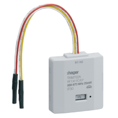 MODULE 2 ENTREES A ENCASTRER PILE KNX RADIO