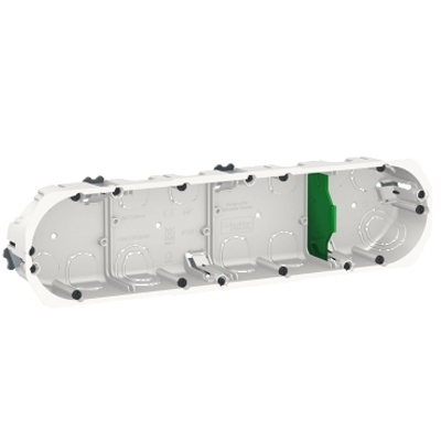 MULTIFIX - BOÎTE D'ENCASTREMENT - Ø 67MM - PROF 40MM - 4 POSTES ENTRAXE 71 MM