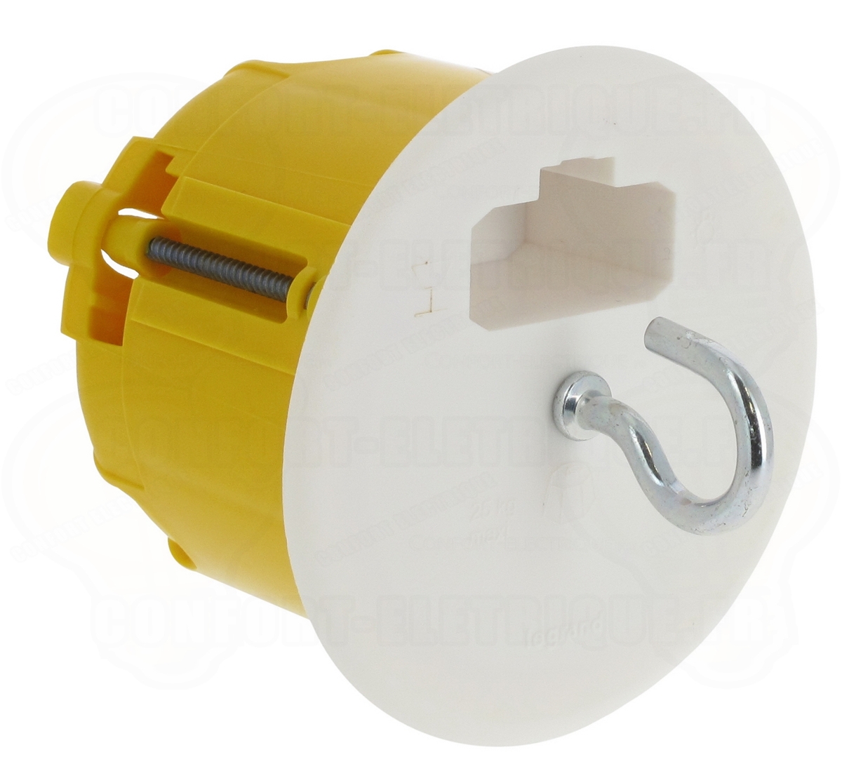 BOÎTE LUMINAIRE BATIBOX CLOISON SÈCHE COUVERCLE DE FINITION POUR POINT DE CENTRE