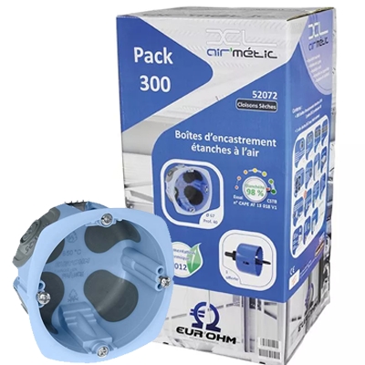 PACK 300 BOITES SIMPLE PROF 40MM Ø 67MM AIR'METIC.+ SCIE CLÔCHE