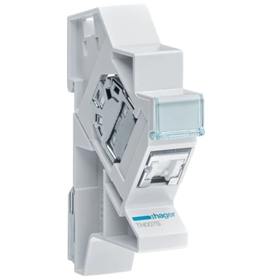 CONNECTEUR RJ45 CAT.6 + SUPPORT MODULAIRE POUR GRADE 2 TV