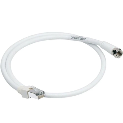 TV RJ45/FICHE F, 0.60M