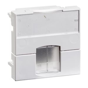 ACTASSI - SUPPORT NON-ADAPTABLE 45X45MM BLANC POLAIRE - VOLET INCOLORE