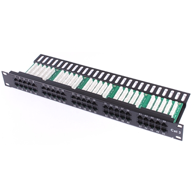 PANNEAU DE BRASSAGE 1U 50 PORTS