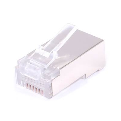 CONNECTEUR RJ45 8P8C CAT 6 FTP CABLE ROND