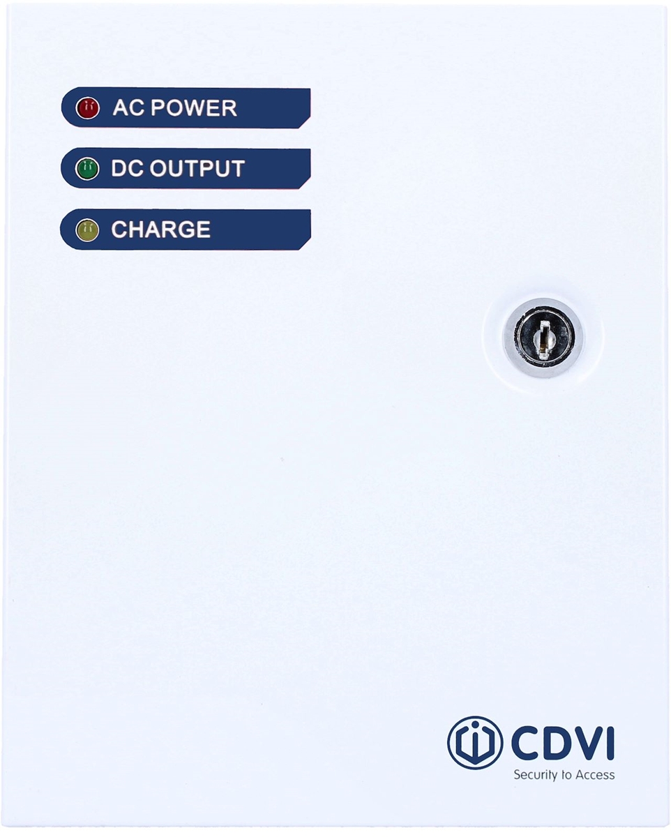 ALIMENTATION SECOURABLE 12V - 3A 3 LEDS EN COFFRET METAL SANS BATTERIE