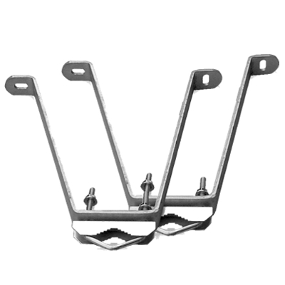 FIXATION MURALE EN M DEPORT 450MM GALVA A CHAUD