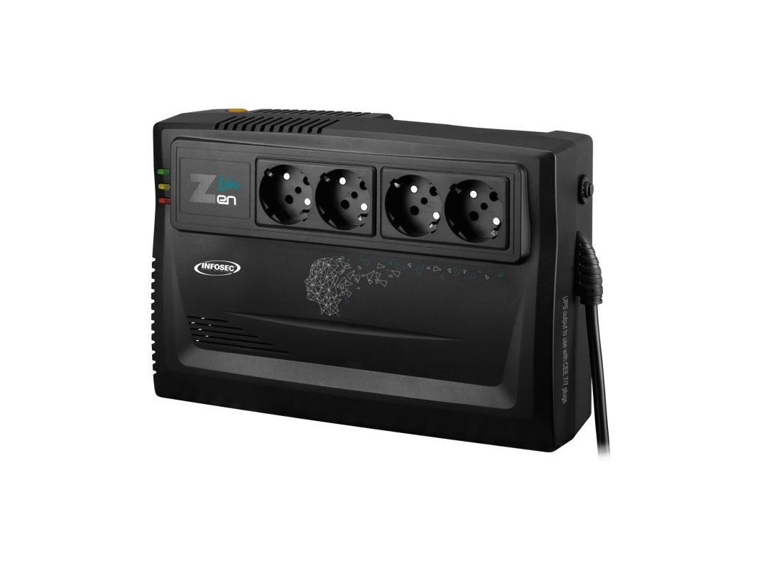 ONDULEUR ZEN LINE - INTERACTIVE 800 VA 4 PRISES FR/SCHUKO