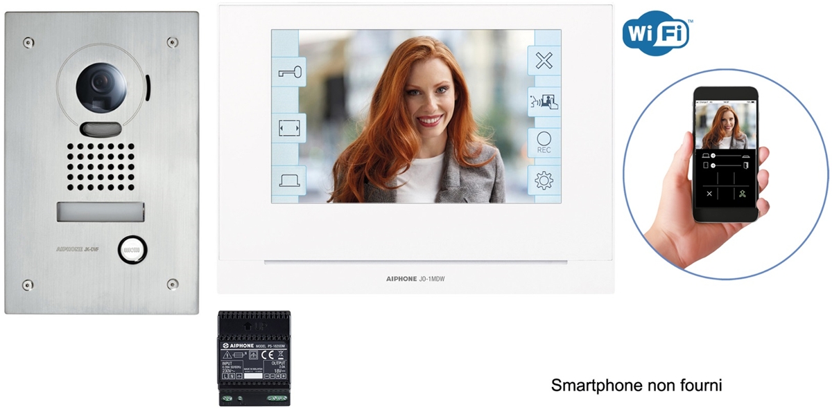 JOS1FW KIT VIDEO ENCASTRE A/MOD.WIFI - MONITEUR 7