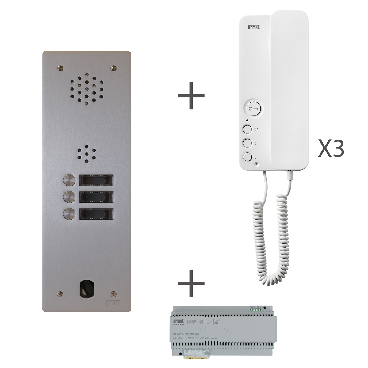 KA83/103 KIT AUDIO 1R 3BP 2 VOICE PROGRAMMÉ