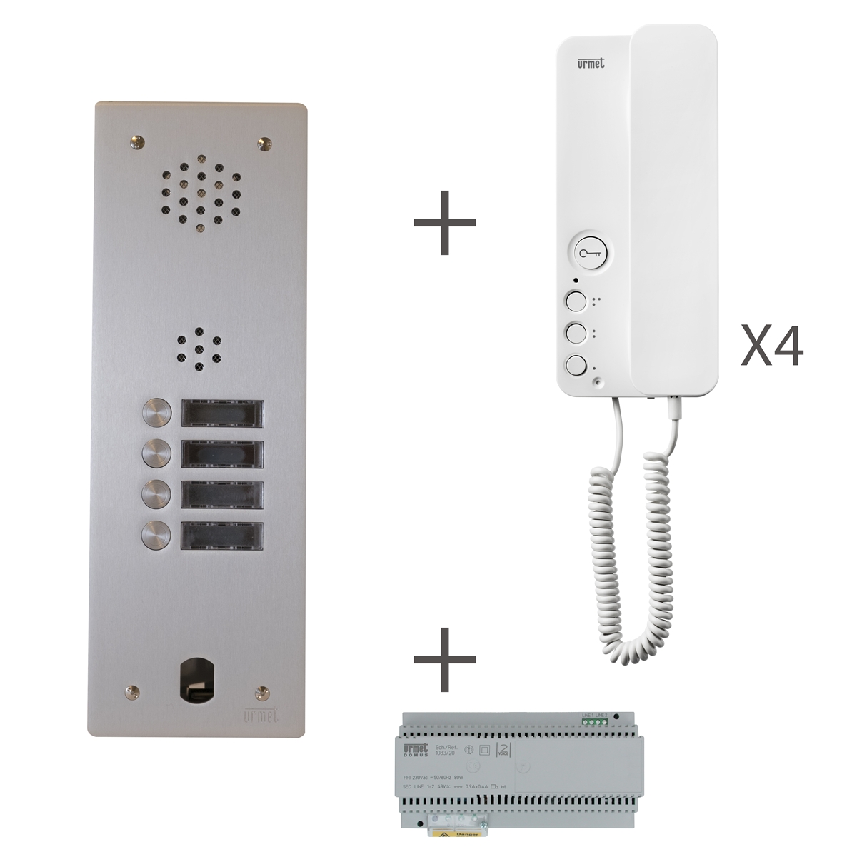KA83/104 KIT AUDIO 1R 4BP 2 VOICE PROGRAMME