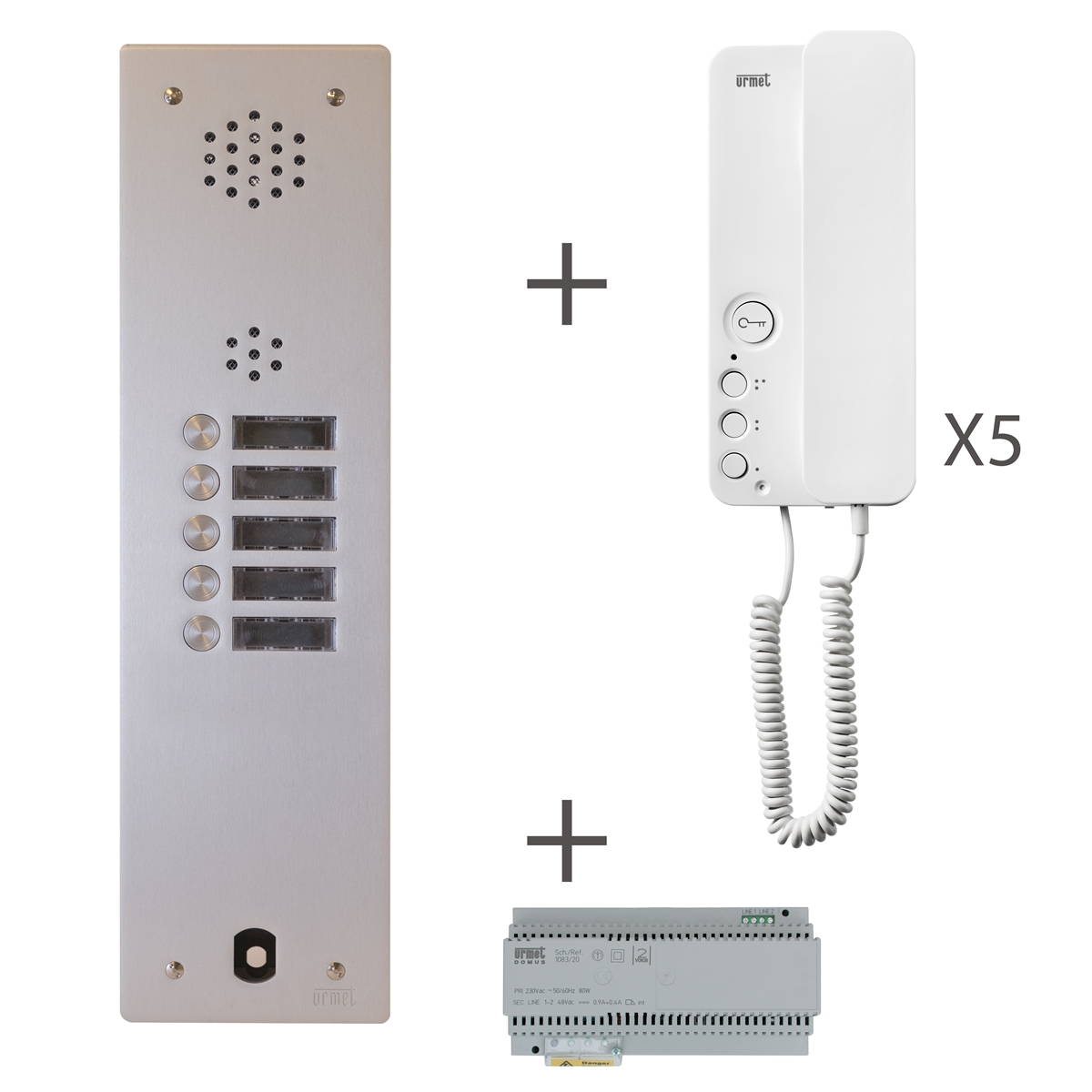 KA83/105 KIT AUDIO 1R 5BP 2 VOICE PROGRAMMÉ