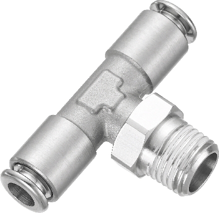 TÉ MÂLE CONIQUE AU CENTRE ORIENTABLE