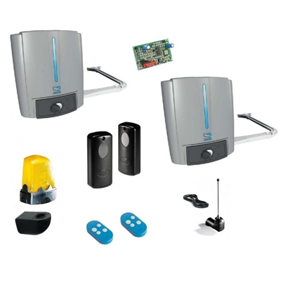 SYSTEME COMPLET FAST70 EN 24V POUR PORTAILS BATTANTS