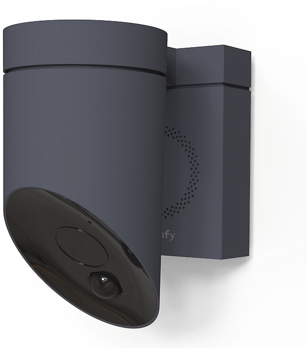 SOMFY OUTDOOR CAMERA GRISE AVEC SIRENE INTEGREE