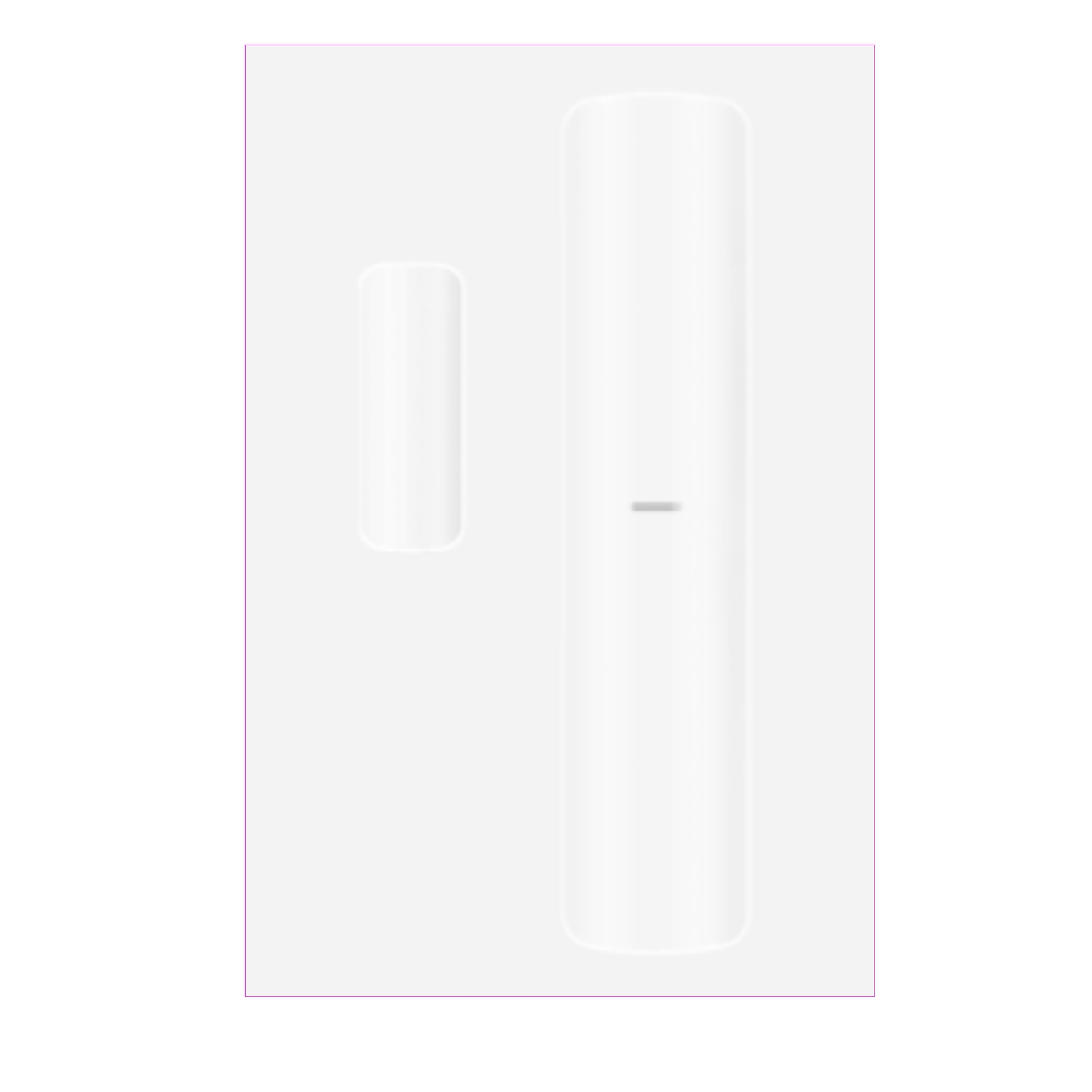 CONTACT MAGNETIQUE, 2 ENTRÉES D'ALARME, 1* CR123A(INCLU), 868MHZ, EN